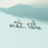 Pendientes de doce constelaciones elegantes personalidad de Corea del Sur estrellas simples frescos pendientes combinables para mujer agente de compras directo de fábrica