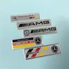 Aplicable a Pegatina para Coche Mercedes-Benz Clase C Clase E GLC GLA GLB Pegatina Decorativa de Metal Marcador de Coche AMG Placa de Nombre BRABUS Marcador de Aluminio
