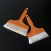 Pincel de lã pura com cabo de plástico ferramenta de limpeza para tinta churrasqueira pincel multi-tamanho fábrica direta atacado