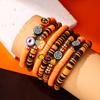 Pulseira Suit Halloween Ação de Graças Personalidade Europeia e Americana Combinação de Cores Abóbora Vento Fantasma
