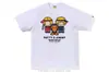 Camiseta de Manga Corta de Verano Hellokitty25 Estilo Nuevo Estampado de Letras Milo Corte Holgado para Hombres y Mujeres Parejas