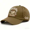 Gorra Popular de Algodón Lavado Transfronteriza para Hombre Club de Golf Retro Exportación Moderna Gorra de Béisbol Parte Superior Suave Visera Protectora Solar