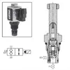 Válvula Solenoide de Cartucho Hidráulico Parker - Tipo de Válvula de Cono de Dos Posiciones Dos Vías Normalmente Cerrada Serie Gs0480/81