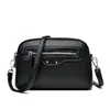 Bolsa Pequena Versátil para Mulheres 2025 Nova Bolsa Transversal Simples Couro Macio Moderno Bolsa para Celular Bolsa Casual para Mãe de Meia-Idade Tendência