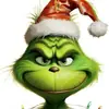 Adorno Navideño del Grinch Decoración para Árbol de Navidad Suministros para Arreglos Festivos Colgante Acrílico Adorno Colgante Navideño para el Hogar