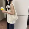 Bolso de Paja Tejido Perezoso de Verano 2026 Nuevo de Gran Capacidad para Viajes Diarios Bolso Tejido Casual Versátil Bolso de Hombro Tote