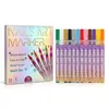 Marcador de Arte para Uñas Modelo de Exportación Transfronteriza 0.5mm 12 Colores Secado Rápido Bolígrafo de Arte para Uñas