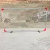 Valla Barrera de Tenis de Mesa Tipo Enchufe al por Mayor Transfronteriza, Barrera Plegable para Cancha Interior, Barrera de Tenis de Mesa
