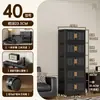 Armario de almacenamiento plegable, no requiere montaje, armario para almacenamiento de ropa, caja de almacenamiento de plástico multicapa para uso en dormitorio