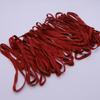 Cuerda para las orejas de gamuza seersucker roja sólida para otoño e invierno, nueva cuerda para las orejas de gamuza japonesa y coreana, nueva cuerda para las orejas de gamuza súper aterciopelada, suave y cómoda.