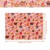 Papel de Cópia Temático de Churrasco Wx343 17g Doce de Presente Papel de Embrulho à Prova de Umidade Decoração de Hambúrguer Cachorro-Quente Papel de Pera
