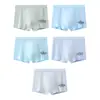 Roupa Íntima para Adolescentes Masculina de Algodão Puro Boxer para Crianças Maiores Alunos em Desenvolvimento do Ensino Fundamental Tamanho Grande Todo Algodão Shorts de Quatro Cantos Antibacteriano