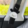 Lindas almohadillas de hombro para cinturón de seguridad de coche de dibujos animados decorativas de felpa cubierta para cinturón de seguridad de coche anti-desgaste par universal para 4 estaciones