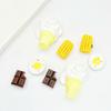 Nuevo Cono de Helado Lindo Zuecos DIY Accesorios de Helado Accesorios Flor de Zapato Estéreo Creativa Hebilla de Zapato Desmontable