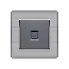 Suministro transfronterizo enchufe de pared para el hogar material de acero inoxidable enchufe multifuncional enchufe británico enchufe estándar americano