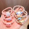 Novo Estilo bonito coelho urso cabeça corda elástico Rubber Band ins tecido alto elástico Hair Band Hair Rope Mori Women's Pony Tail Tie