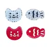 Color transparente punto negro y blanco gatito pez acrílico accesorios diy carcasa de teléfono móvil hebilla de zapato flor de zapato material para accesorios de cabello