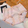 Ropa interior de algodón para niñas nueva cintura de dama transpirable 7A antibacteriana rango extendido calzones sin costuras desnudos mujeres mayoreo