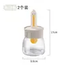 Frasco de Condimentos Retráctil de Vidrio Botella de Condimentos Integrada Caja Sellada de Condimentos para Cocina Botella de Especias para el Hogar Frasco de Sal Botella de Condimentos