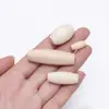Contas de Madeira Natural em Formato Oval, Contas Longas, Pulseira DIY Feita à Mão, Colar, Enfeites para Pendurar em Cortinas de Porta, Materiais e Acessórios para Joias