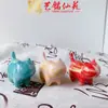 Sándalo Laca Animal Fluido Adornos Señorita Gato Señor. Decoraciones para el Hogar de Gatos Manualidades de Escritorio Regalos Creativos
