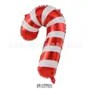 Globos de papel de aluminio navideños Papá Noel Árbol de Navidad Caramelo Regalo Bombilla Decoración Arreglo de ambiente Globos de papel de aluminio