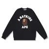 Sudadera de camuflaje de moda transfronteriza para hombre, otoño e invierno, manga larga, estampado de letras, holgada, cuello redondo, sudadera pullover para hombre