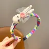 Diadema de Tejido de Lana para Niños Muñeco de Tela Perro de Nariz Larga Diadema para Niña No Aprieta la Cabeza y No Presiona el Cabello Accesorio para la Cabeza de Niña