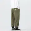 2026 Jeans para Hombre de Estilo Chino, Ajuste Holgado Talla Grande, Pantalones Harem, Retro Japonés, Ajuste Delgado, Cordón, Pantalones Largos