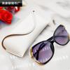 Estuche para gafas artesanal de moda con logotipo personalizable