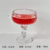 Copa repujada con un diseño elegante, copa de cóctel mini, vaso creativo para bebidas, copa de martini, copa de postre