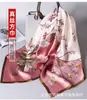 Novo Estilo Chinês Presente para Mulheres Estilo Chinês Pintura de Mil Milhas de Rios e Montanhas Lenço Quadrado Grande Lenço de Seda Xale Lenço para o Dia das Mães