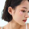 Nuevos Pendientes de Flor de Iris para Mujer Lujo Ligero Explosivo de Alta Gama Combinable Otoño e Invierno Pendientes Elegantes a la Moda Simples