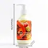 Loção Corporal de Mamão e Vitamina C Transfronteiriça Hidrata Profundamente, Hidrata, Firma e Suaviza a Pele por Todo o Corpo, Deixando uma Fragrância Doce. Atacado