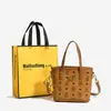 Bolsa Feminina 2026 Novo Estilo Bolsa de Ombro Único Transversal Elegante Estampada Fofa Pequena Quadrada Bolsa Saco Estilo Coreano Cesta de Mercado