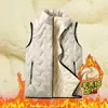 Dropshipping Transfronteiriço Colete Masculino de Lã de Cordeiro Outono e Inverno Espessado Fleece Jaqueta para Pai de Meia-Idade Colete Quente