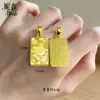 Loja Dourada Mesmo Estilo Brilhante Gelo Triturado Gato da Sorte Pingente Colar Novo Estilo Chinês Luxo Leve Corrente da Clavícula Pingente