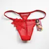 Liquidação especial de fabricante de lingerie Tanga floral de renda solúvel em água sexy feminina T41