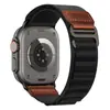Adequado para Apple iWatch Se/Ultra Pulseira de Couro Retro Alpine Compatível com 987654 Respirável e à Prova de Suor Couro Genuíno