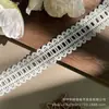 Em estoque Novo Lolita Bordado Solúvel Em Água Lace Leite Seda Único Lado Flor Onda Lace Lace Código De Barras