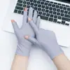 Luvas de Proteção Solar Femininas Elásticas Finas Meio Dedo Dois Dedos Livres ao Ar Livre Proteção UV Dirigindo Esportes Luvas de Manicure Transfronteiriça