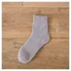 Calcetines gruesos hasta la pantorrilla al por mayor puesto callejero calcetines de rizo calcetines para correr en ríos y lagos calcetines de invierno cálidos de forro polar calcetines de algodón para hombre otoño e invierno