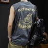 Camiseta sin mangas de algodón puro para hombre, Modelo Nuevo 26, Camiseta de tirantes sin mangas para hombre, Ropa deportiva, Estilo Fitness para hombre, Talla grande, Verano