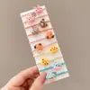 Ligas para el Cabello Lindas de Dibujos Animados para Niños, Bandas para el Cabello de Bebé que No Dañan el Cabello, Buena Elasticidad, Ligas para el Cabello de Bebé para Niñas, Anillos para el Cabello del Tamaño de un Pulgar, Accesorios para el Cabello