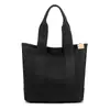 Bolso de lona nuevo de estilo japonés muy elegante, moderno y sencillo, bolso tote de gran capacidad, adecuado para el uso diario, bolsa para el almuerzo multiusos para mujer