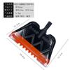 En stock Pala de Hielo Serrada de Acero al Manganeso Multifuncional Engrosada Pala para Nieve Herramienta para Quitar Nieve Pala para Romper Hielo Pala para Sombra de Hielo para Carretera Exterior