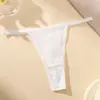 Fio Dental Costurado de Alta Elasticidade Amigo da Pele para Mulheres, Calcinha T Sem Costura Respirável de Cintura Baixa Sexy, Fornecimento Direto do Fabricante, Atacado