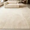 Fornecimento Transfronteiriço de Tapetes de Imitação de Caxemira com Pelo Curto Macio, Camada Intermediária de Esponja, Base de Silicone Antiderrapante, Lavável à Máquina, Dobrável e Fácil de Guardar
