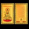 Los fabricantes suministran tarjetas doradas Dabei para sentarse en tarjetas metálicas Nanwuguanyin tarjetas de Guanyin tarjetas doradas Guanyin Dabei