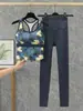 Ropa Deportiva a Prueba de Golpes con Espalda en I para Mujer, Conjunto de Ropa Deportiva de Color Contrastante y Espalda Bonita para Correr y Yoga, Dos Piezas Estilo Nuevo